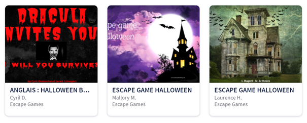 Escape game d'Halloween – La classe de Mallory